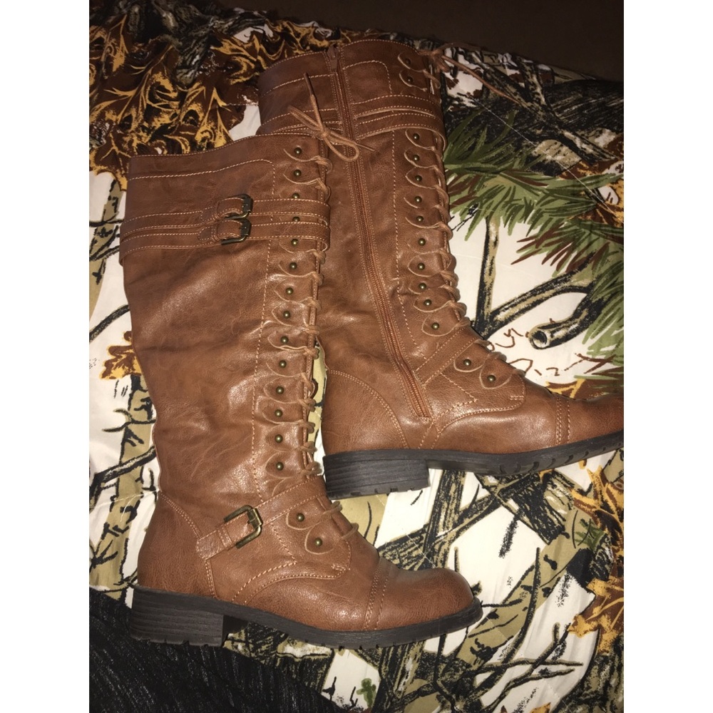 Lace Up Boots
